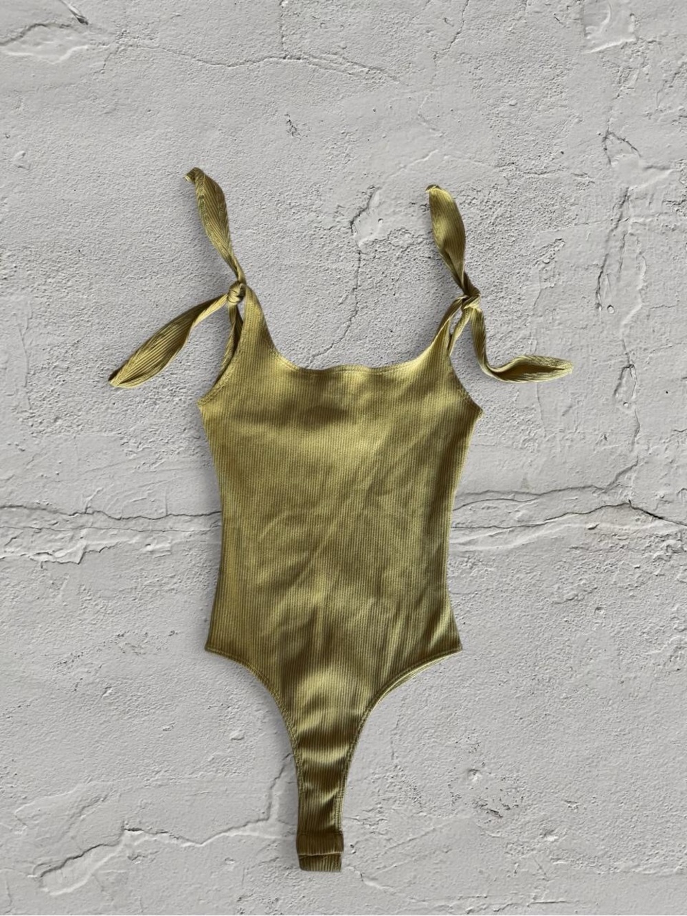 NWT Lulu's Pistachio Ribbed Bodysuit